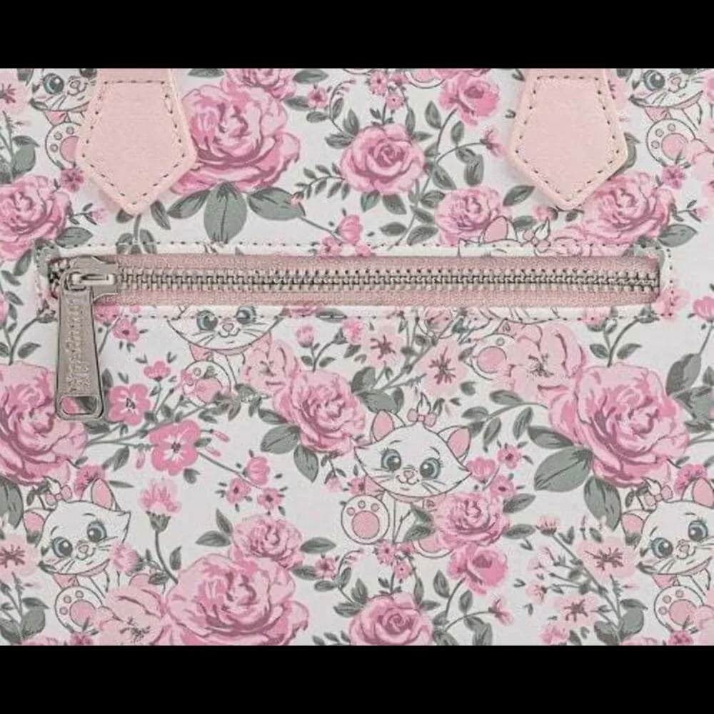 NWT Loungefly Disney Aristocats Marie Floral AOP Crossbody Bag Purse Handbag - Picture 4 of 8